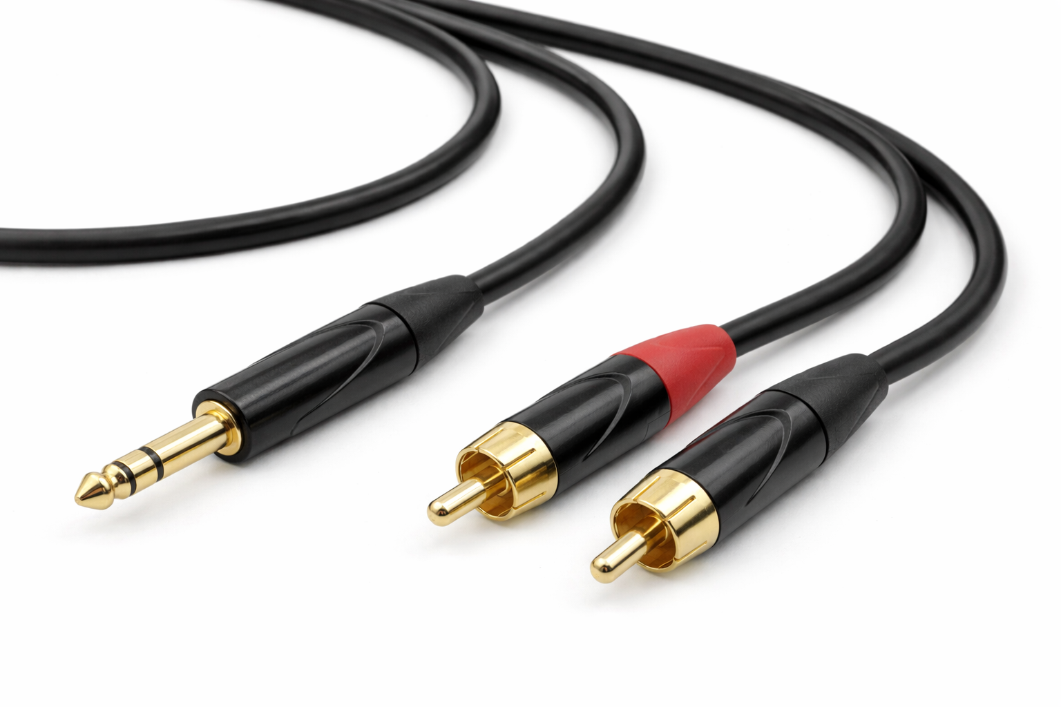 Jack Stereo 6.3mm - 2x RCA