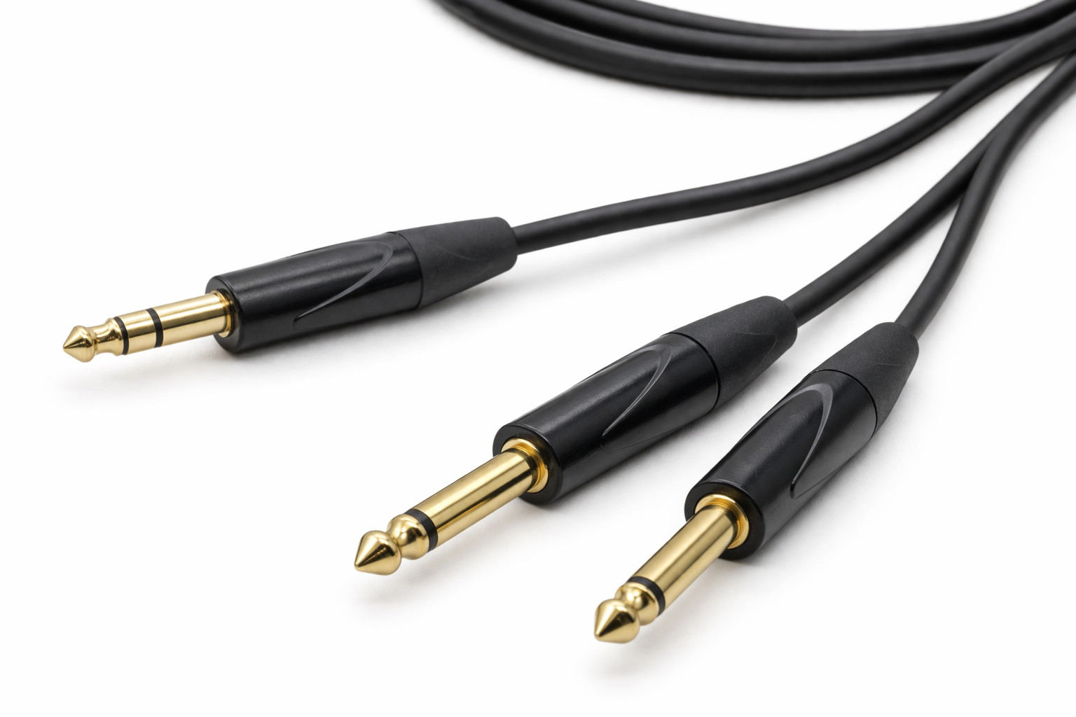 Jack Stereo 6.3mm - 2x Jack Mono 6.3mm