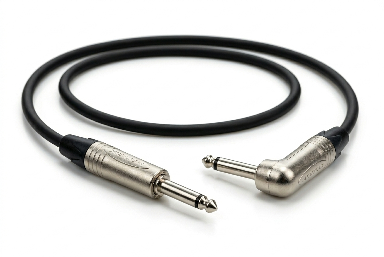 Jack mono 6.3mm - Jack mono 6.3mm 90°