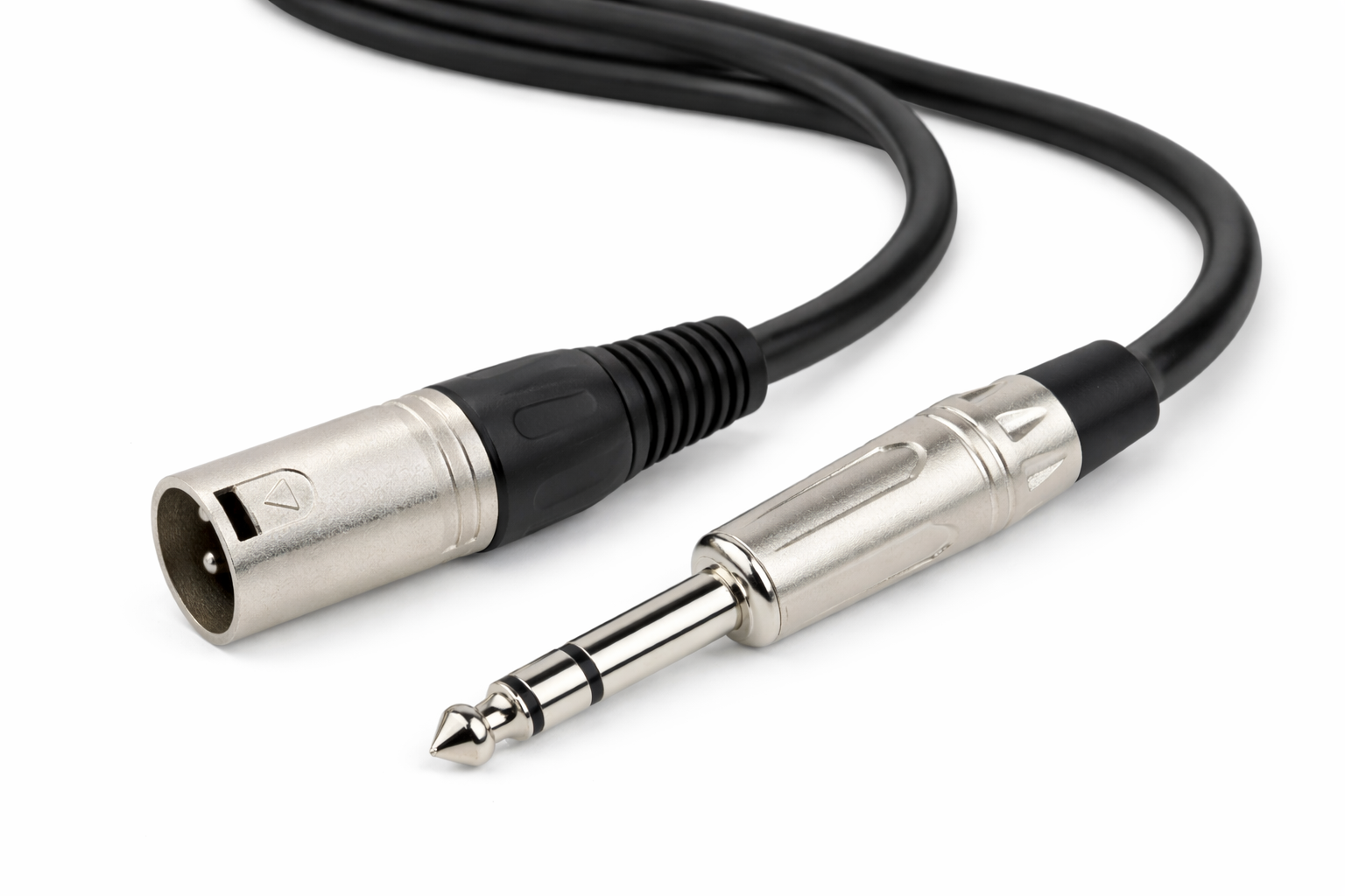 Jack stereo 6.3mm - XLR Male